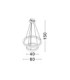 Lonela Integrated LED Pendant Ceiling Light Sandy Black Triac Dimmable LED 46W 3500lm 3000K-7