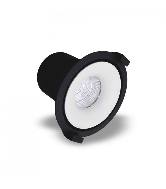 LED Recessed Round Downlight, Black/White, 40 deg. Beam Angle, 780lm, 4000K, IP20, DRIVER NOT INC. - 4