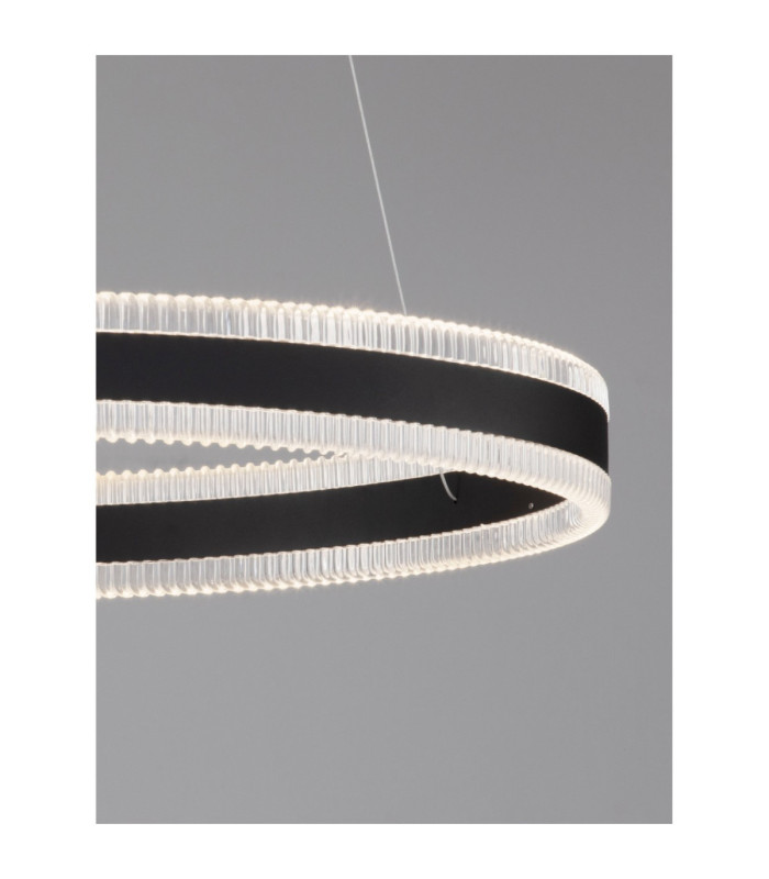 Alaro Integrated LED Pendant Ceiling Light Sandy Black Triac Dimmable LED 46W 3067lm 3000K-5