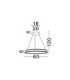 Alaro Integrated LED Pendant Ceiling Light Sandy Black Triac Dimmable LED 46W 3067lm 3000K-6