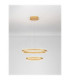Alaro Integrated LED Pendant Ceiling Light Brass Gold Triac Dimmable LED 69W 4565lm 3000K-4