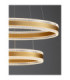Alaro Integrated LED Pendant Ceiling Light Brass Gold Triac Dimmable LED 69W 4565lm 3000K-5