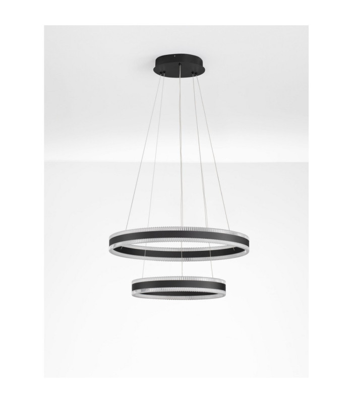 Alaro Integrated LED Pendant Ceiling Light Sandy Black Triac Dimmable LED 69W 4565lm 3000K-3
