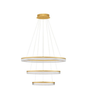 Luana Integrated LED Pendant Ceiling Light Brushed Gold Triac Dimmable LED 90W 5850lm 2700-3000-4000K CCT-1