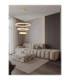 Luana Integrated LED Pendant Ceiling Light Brushed Gold Triac Dimmable LED 90W 5850lm 2700-3000-4000K CCT-2