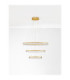 Luana Integrated LED Pendant Ceiling Light Brushed Gold Triac Dimmable LED 90W 5850lm 2700-3000-4000K CCT-3