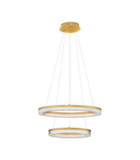 Luana Integrated LED Pendant Ceiling Light Brushed Gold Triac Dimmable LED 47W 3055lm 2700-3000-4000K CCT-1