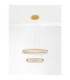 Luana Integrated LED Pendant Ceiling Light Brushed Gold Triac Dimmable LED 47W 3055lm 2700-3000-4000K CCT-3