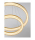 Luana Integrated LED Pendant Ceiling Light Brushed Gold Triac Dimmable LED 47W 3055lm 2700-3000-4000K CCT-5