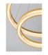 Luana Integrated LED Pendant Ceiling Light Brushed Gold Triac Dimmable LED 47W 3055lm 2700-3000-4000K CCT-6