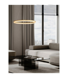 Luana Integrated LED Pendant Ceiling Light Brushed Gold Triac Dimmable LED 41W 2665lm 2700-3000-4000K CCT-2
