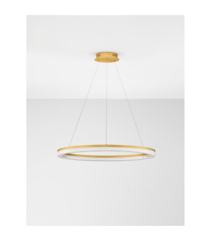 Luana Integrated LED Pendant Ceiling Light Brushed Gold Triac Dimmable LED 41W 2665lm 2700-3000-4000K CCT-3