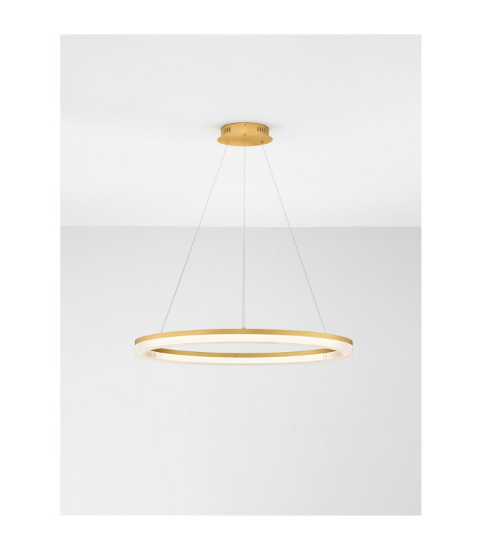 Luana Integrated LED Pendant Ceiling Light Brushed Gold Triac Dimmable LED 41W 2665lm 2700-3000-4000K CCT-4