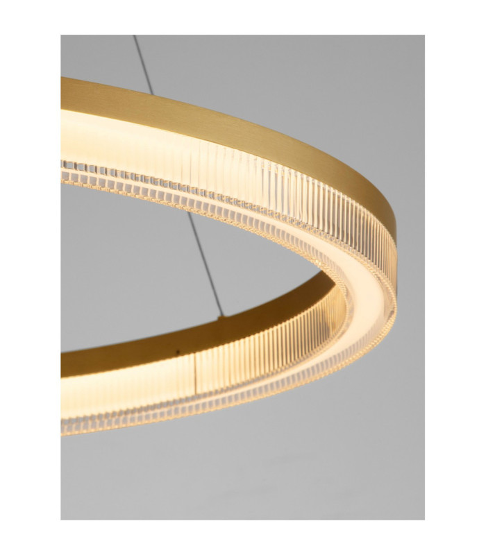 Luana Integrated LED Pendant Ceiling Light Brushed Gold Triac Dimmable LED 41W 2665lm 2700-3000-4000K CCT-5