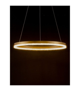 Adria Integrated LED Pendant Ceiling Light Brass Gold Triac Dimmable LED 32W 1920lm 3000K-2