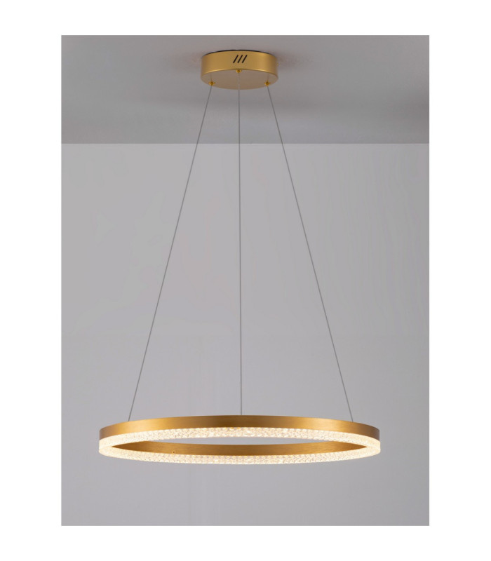 Adria Integrated LED Pendant Ceiling Light Brass Gold Triac Dimmable LED 32W 1920lm 3000K-4