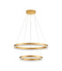 Adria Integrated LED Pendant Ceiling Light Brass Gold Triac Dimmable LED 52W 3120lm 3000K-1