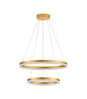 Adria Integrated LED Pendant Ceiling Light Brass Gold Triac Dimmable LED 52W 3120lm 3000K-1