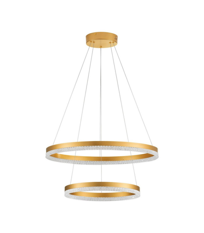 Adria Integrated LED Pendant Ceiling Light Brass Gold Triac Dimmable LED 52W 3120lm 3000K-1