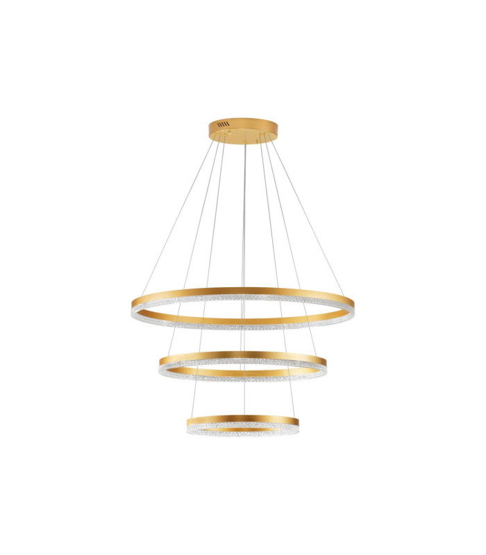 Adria Integrated LED Pendant Ceiling Light Brass Gold Triac Dimmable LED 97W 5820lm 3000K-3