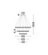 Adria Integrated LED Pendant Ceiling Light Brass Gold Triac Dimmable LED 97W 5820lm 3000K-7
