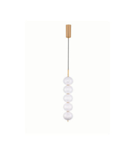 Klelia Slim Pendant Ceiling Light Brass Gold Triac Dimmable LED 30W 2482lm 3000K-1