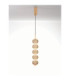 Klelia Slim Pendant Ceiling Light Brass Gold Triac Dimmable LED 30W 2482lm 3000K-4