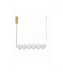 Klelia Bar Pendant Ceiling Light Brass Gold Triac Dimmable LED 34W 2911lm 3000K-1