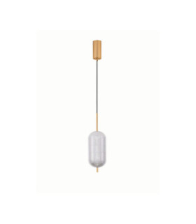 Klelia Slim Pendant Ceiling Light Brass Gold Triac Dimmable LED 17W 1451lm 3000K-1