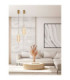 Klelia Slim Pendant Ceiling Light Brass Gold Triac Dimmable LED 17W 1451lm 3000K-2
