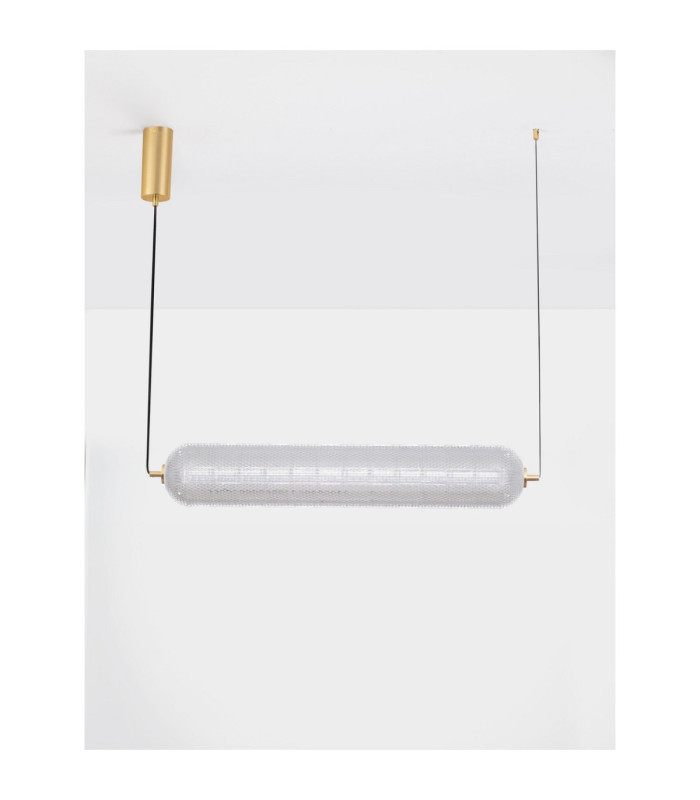Klelia Bar Pendant Ceiling Light Brass Gold Triac Dimmable LED 40W 3384lm 3000K-3