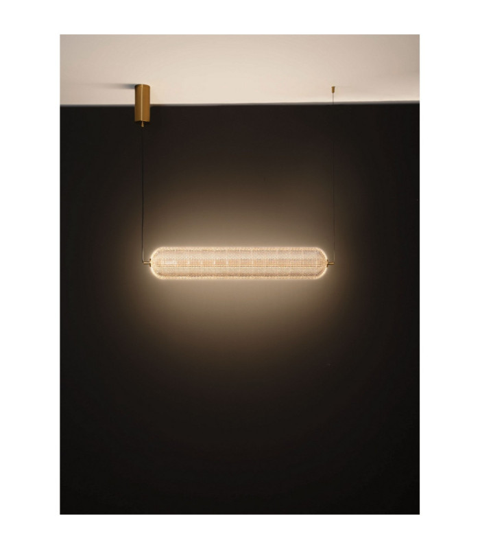 Klelia Bar Pendant Ceiling Light Brass Gold Triac Dimmable LED 40W 3384lm 3000K-7
