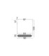 Klelia Bar Pendant Ceiling Light Brass Gold Triac Dimmable LED 40W 3384lm 3000K-8