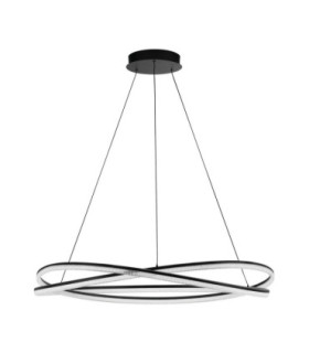 Ofelia Integrated LED Pendant Ceiling Light Sandy Black Dimmable LED 68W 5637lm 3000K
