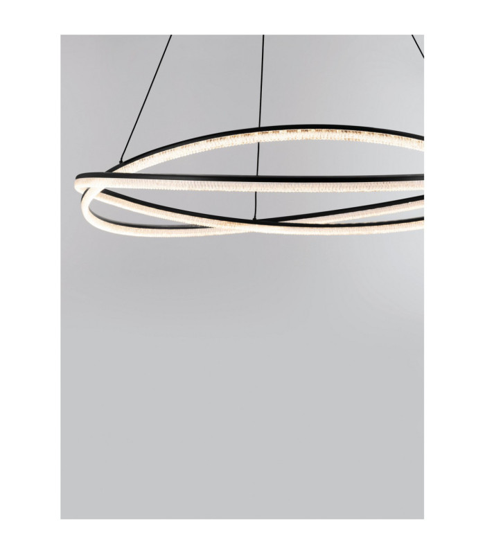 Ofelia Integrated LED Pendant Ceiling Light Sandy Black Dimmable LED 68W 5637lm 3000K