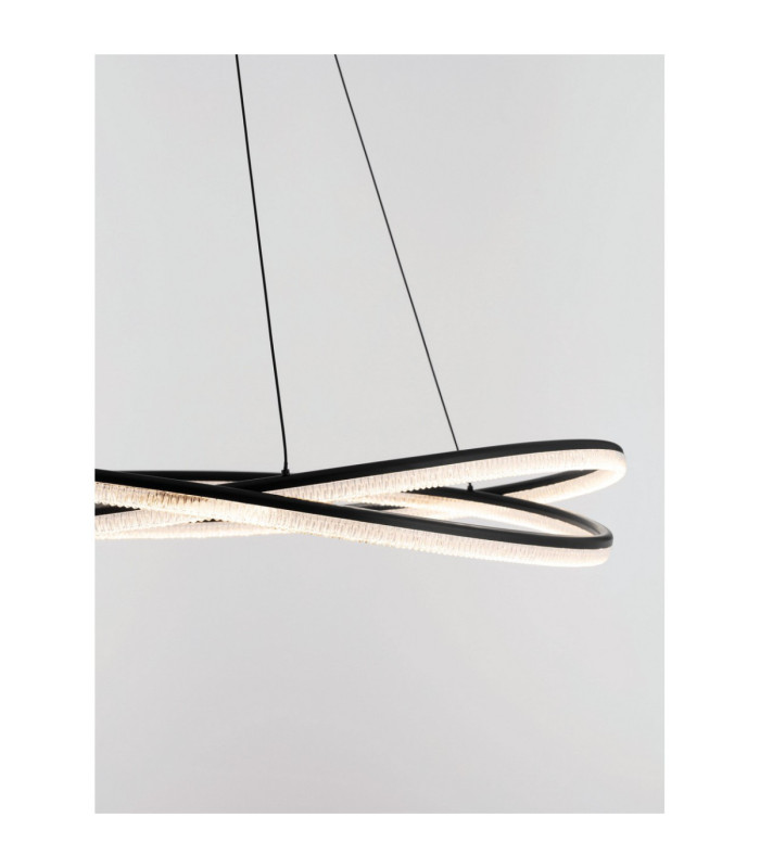 Ofelia Integrated LED Pendant Ceiling Light Sandy Black Dimmable LED 68W 5637lm 3000K