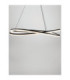 Ofelia Integrated LED Pendant Ceiling Light Sandy Black Dimmable LED 68W 5637lm 3000K