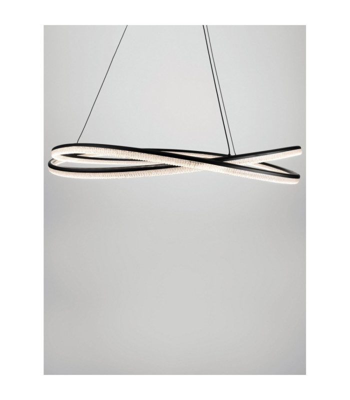 Ofelia Integrated LED Pendant Ceiling Light Sandy Black Dimmable LED 68W 5637lm 3000K