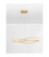 Ofelia Integrated LED Pendant Ceiling Light Brass Gold Dimmable LED 68W 5637lm 3000K