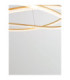 Ofelia Integrated LED Pendant Ceiling Light Brass Gold Dimmable LED 68W 5637lm 3000K