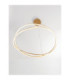 Ofelia Integrated LED Pendant Ceiling Light Brass Gold Dimmable LED 68W 5637lm 3000K