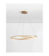 Ofelia Integrated LED Pendant Ceiling Light Brass Gold Dimmable LED 68W 5637lm 3000K