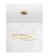Ofelia Integrated LED Pendant Ceiling Light Brass Gold Dimmable LED 68W 5637lm 3000K