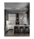 Keros Slim Pendant Ceiling Light Platinum Gold LED 6W 394lm 3000K-2