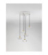 Keros Cluster Pendant Ceiling Light Platinum Gold Sandy White LED 30W 1970lm 3000K-3