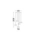 Keros Cluster Pendant Ceiling Light Platinum Gold Sandy White LED 30W 1970lm 3000K-7