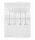 Keros Bar Pendant Ceiling Light Platinum Gold Sandy White LED 23W 1576lm 3000K-3