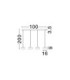 Keros Bar Pendant Ceiling Light Platinum Gold Sandy White LED 23W 1576lm 3000K-6
