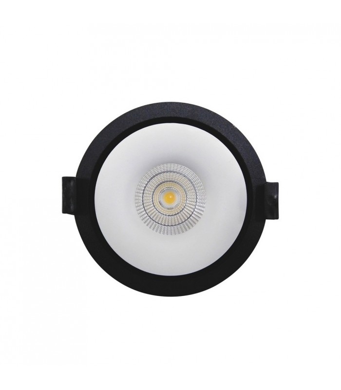 LED Recessed Round Downlight, Black/White, 60 deg. Beam Angle, 780lm, 4000K, IP20, DRIVER NOT INC. - 5