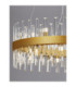 Crown Pendant Ceiling Light Satin Gold LED G9 18x5W-5